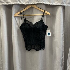 Perla Ritmo Lace Corset Top Black size 46